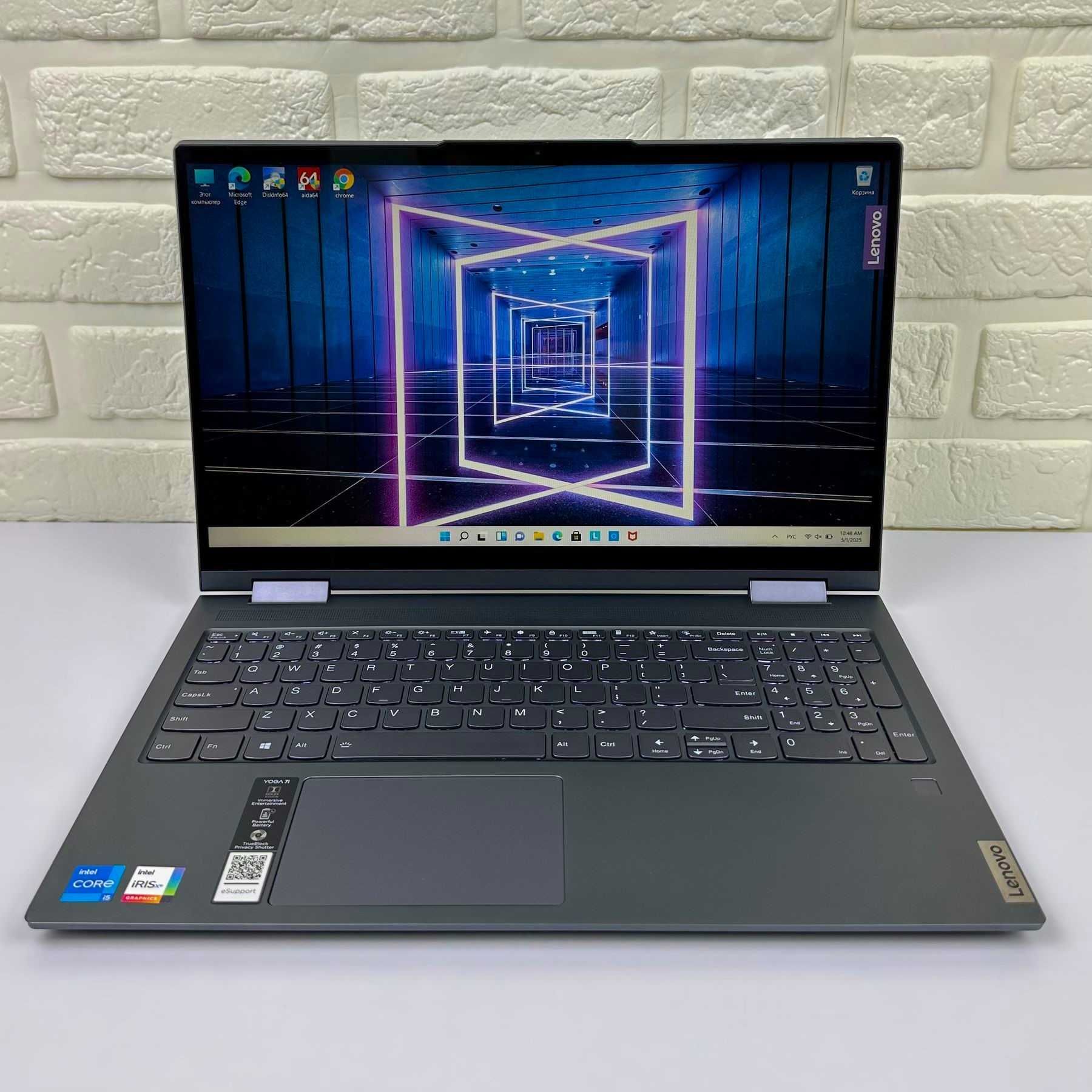 Сенсорний ігровий ноутбук трансформер Lenovo 15.6  i5 / 8gb DDR4 / IPS