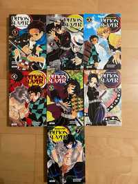 Manga DemonSlayer Vol. 1 ao 7 PT-PT.