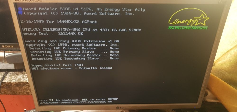 Płyta EPOX EP-BX3 SLOT1 + Celeron 433MHZ RETRO jak ASUS P3B-F