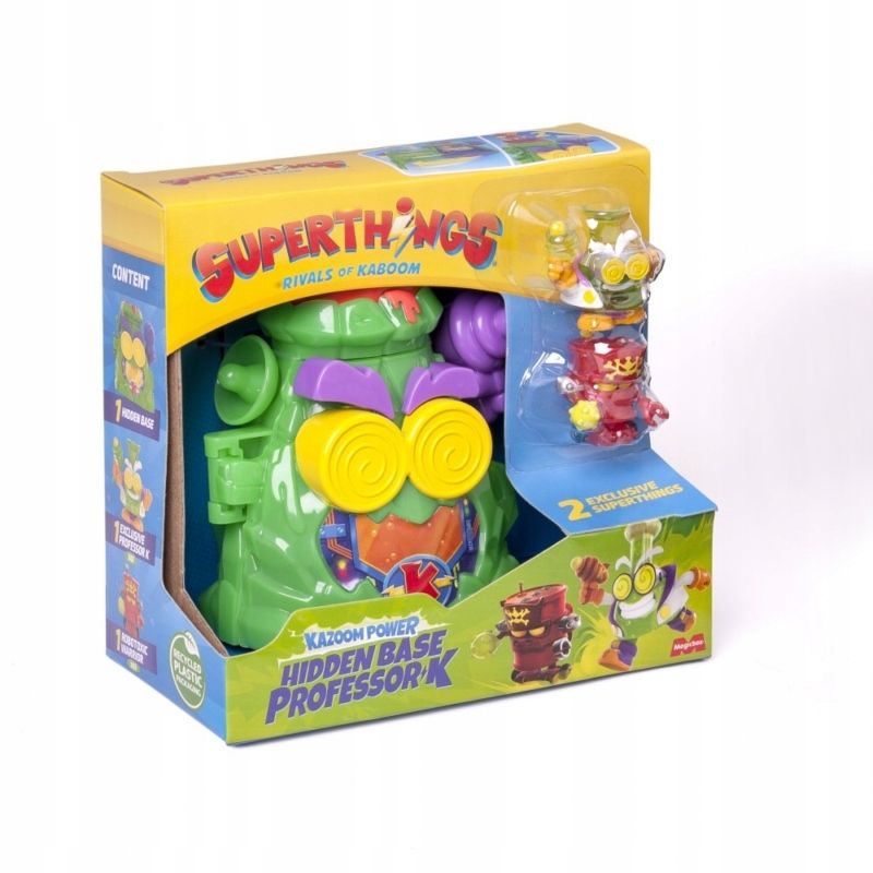 superthings kazoom power kryjówka profesora k hidden base professor k