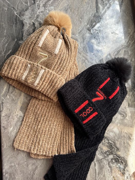 Шапка/шарф зимові дитячі