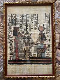 Папирус под стеклом в рамках