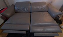 Sofa skórzana rozkładana elektrycznie