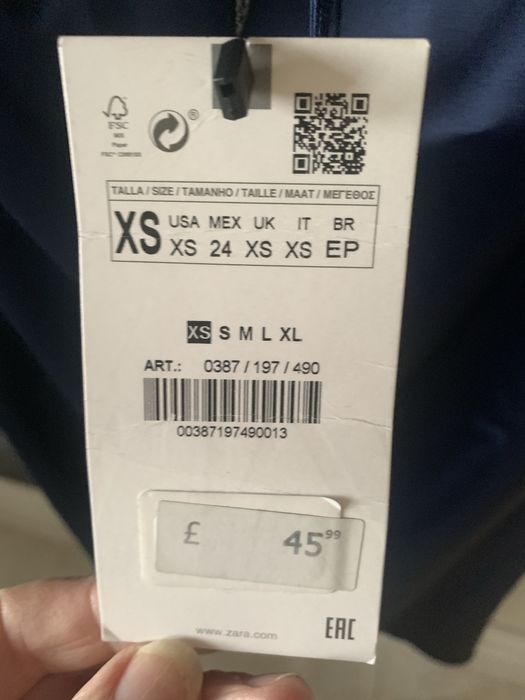 Платье ZARA новое