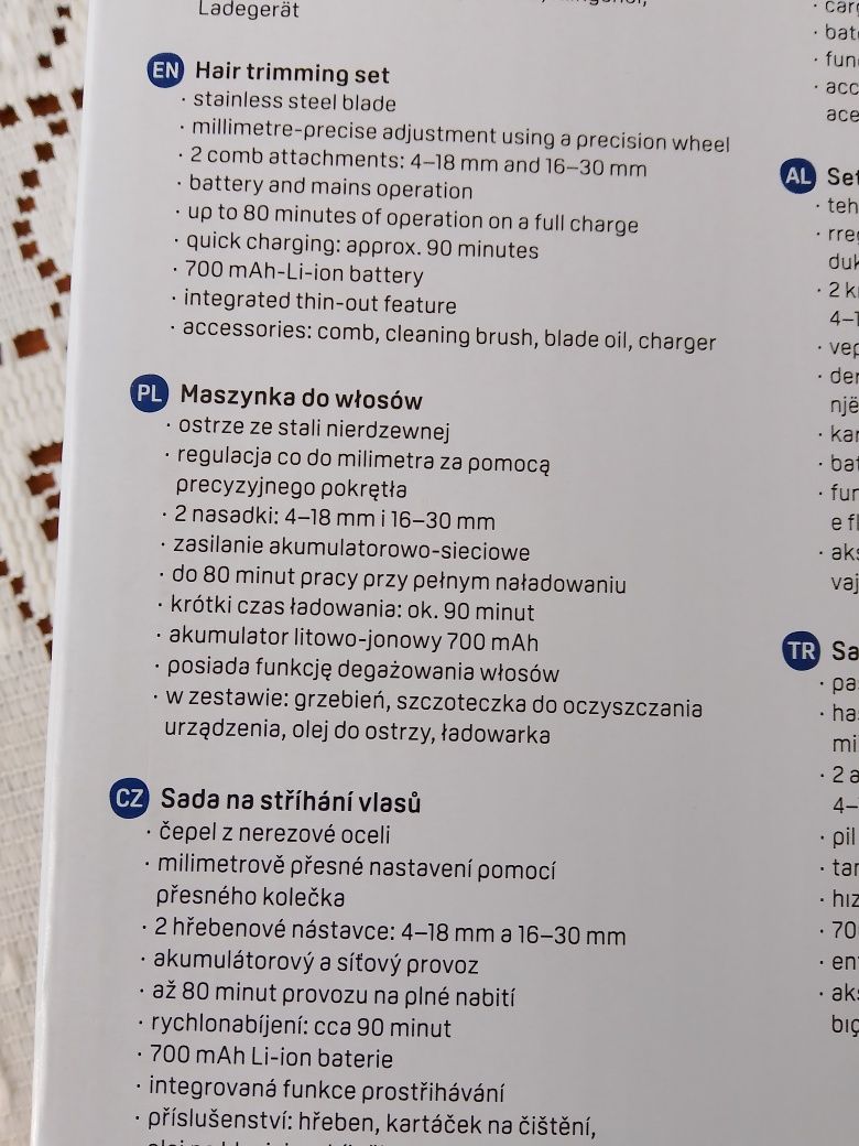 Maszynka do strzyżenia włosów