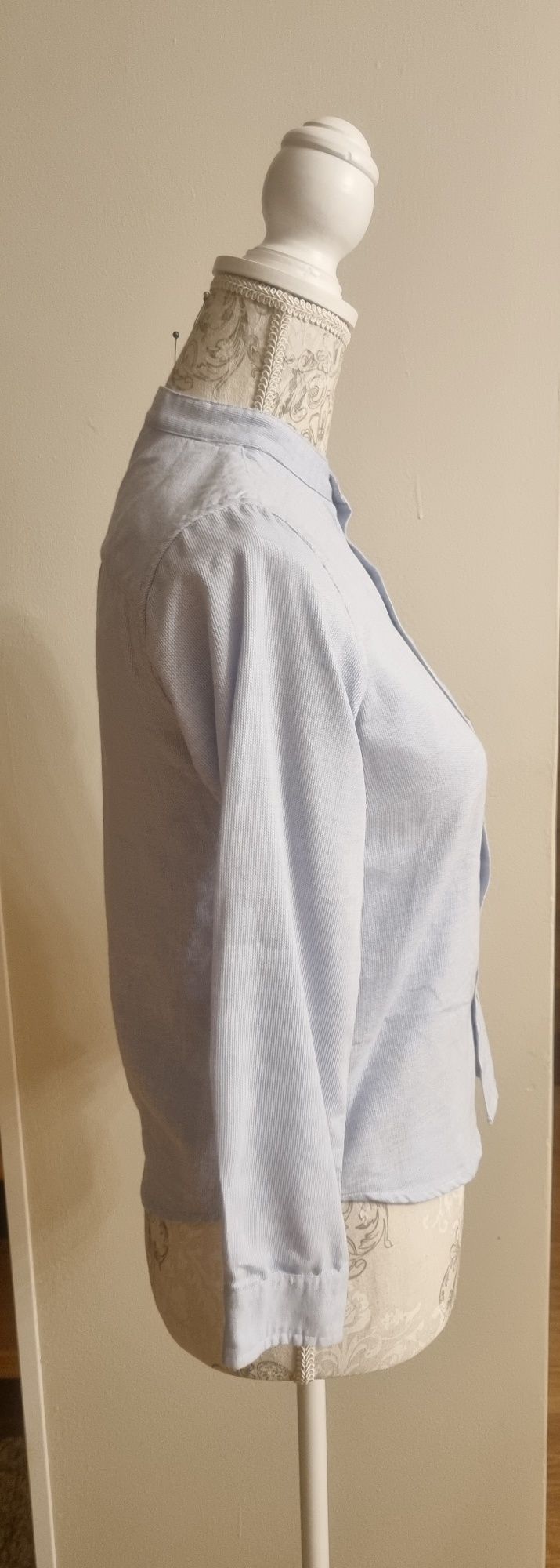 Koszula chłopięca błękitna 134 cm