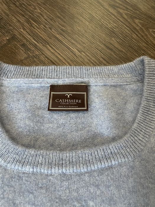 100% Cashmere collection кашемировый свитер мужской , оригинал
