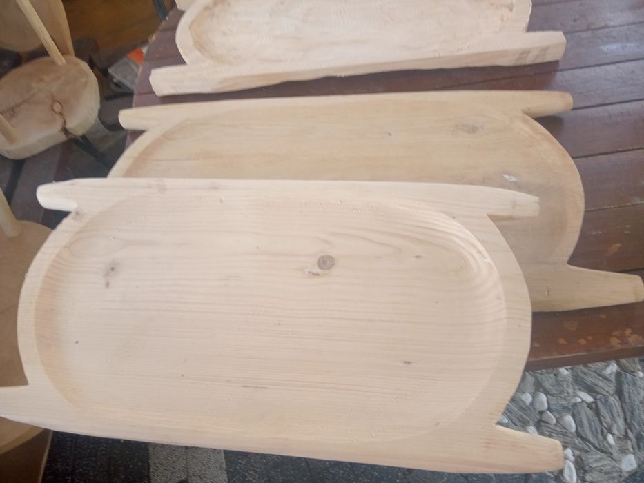 Koryta drewniane z litego drewna