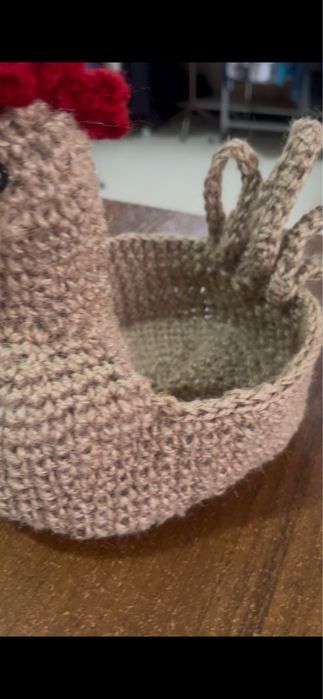 Пасхальная корзинка курочка