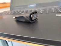 Компактный качественный HDMI to VGA Адаптер переходник с аудио 3.5 мм