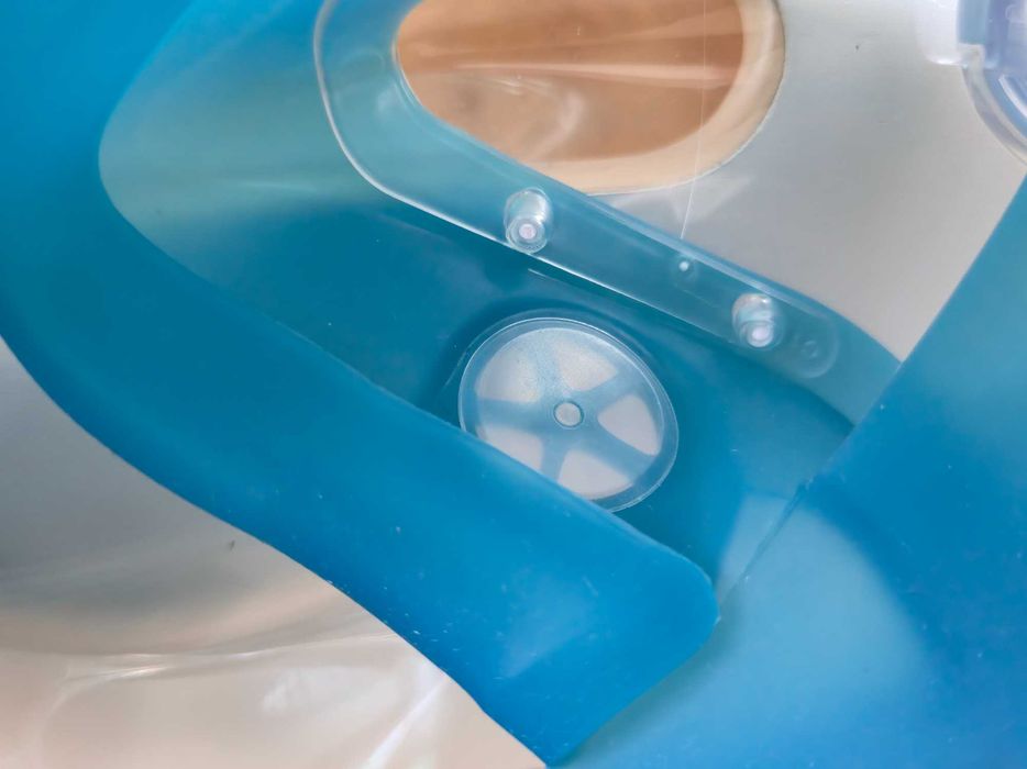 Maska do snorkelingu pełnotwarzowa Easybreath + pokrowiec