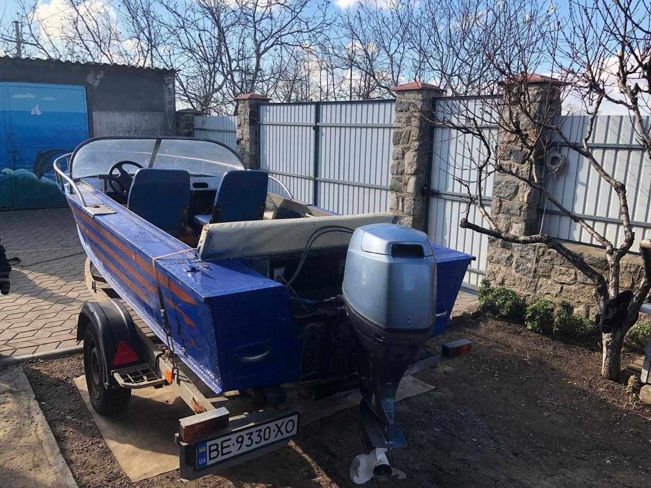 Лодка Южанка 2М, Мотор YAMAHA 40-ка 2008 року, 4 такти, коротка нога.