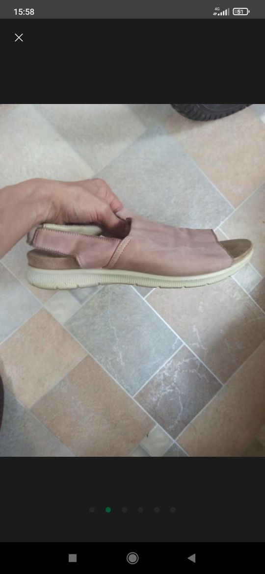 Итальянские кожаные босоножки/сандали Imac