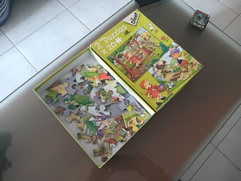 Puzzle Capuchinho Vermelho - 2 em 1 da Diset