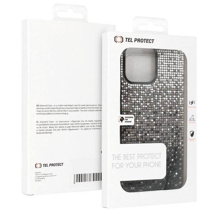 Tel Protect Diamond Case do Samsung Galaxy S25 Ultra czarny