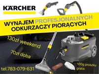 Wynajem profesjonalnego odkurzacza piorącego Karcher puzzi.