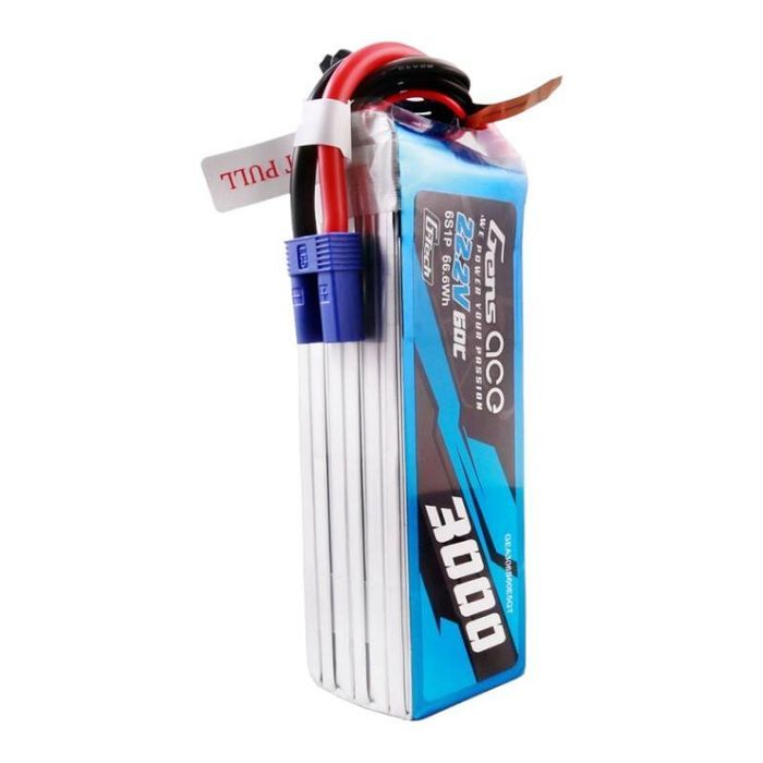 Akumulator Gens Ace Lipo 3000Mah 22.2V 60C 6S1P Ec5 Do Rc