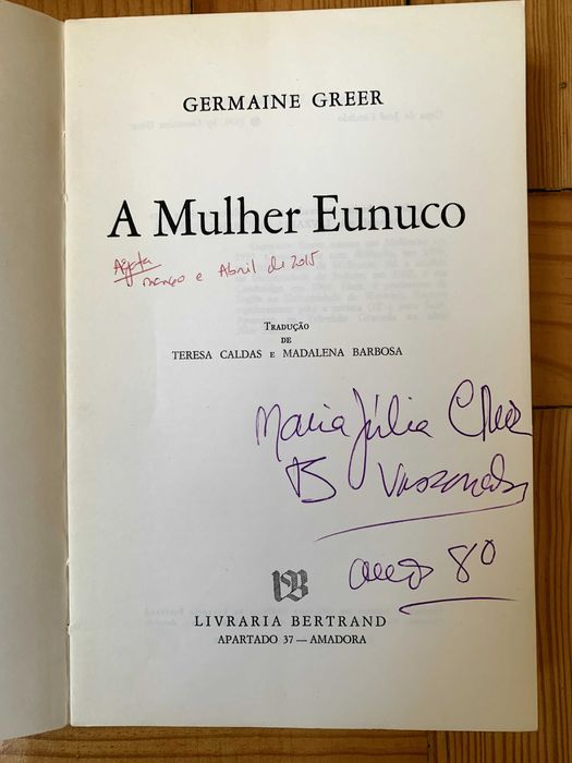 A Mulher Eunuco - PORTES GRÁTIS