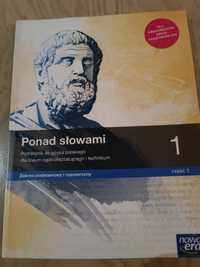 " Ponad słowami" cz. 1 klasa 1 Podręcznik do języka polskiego