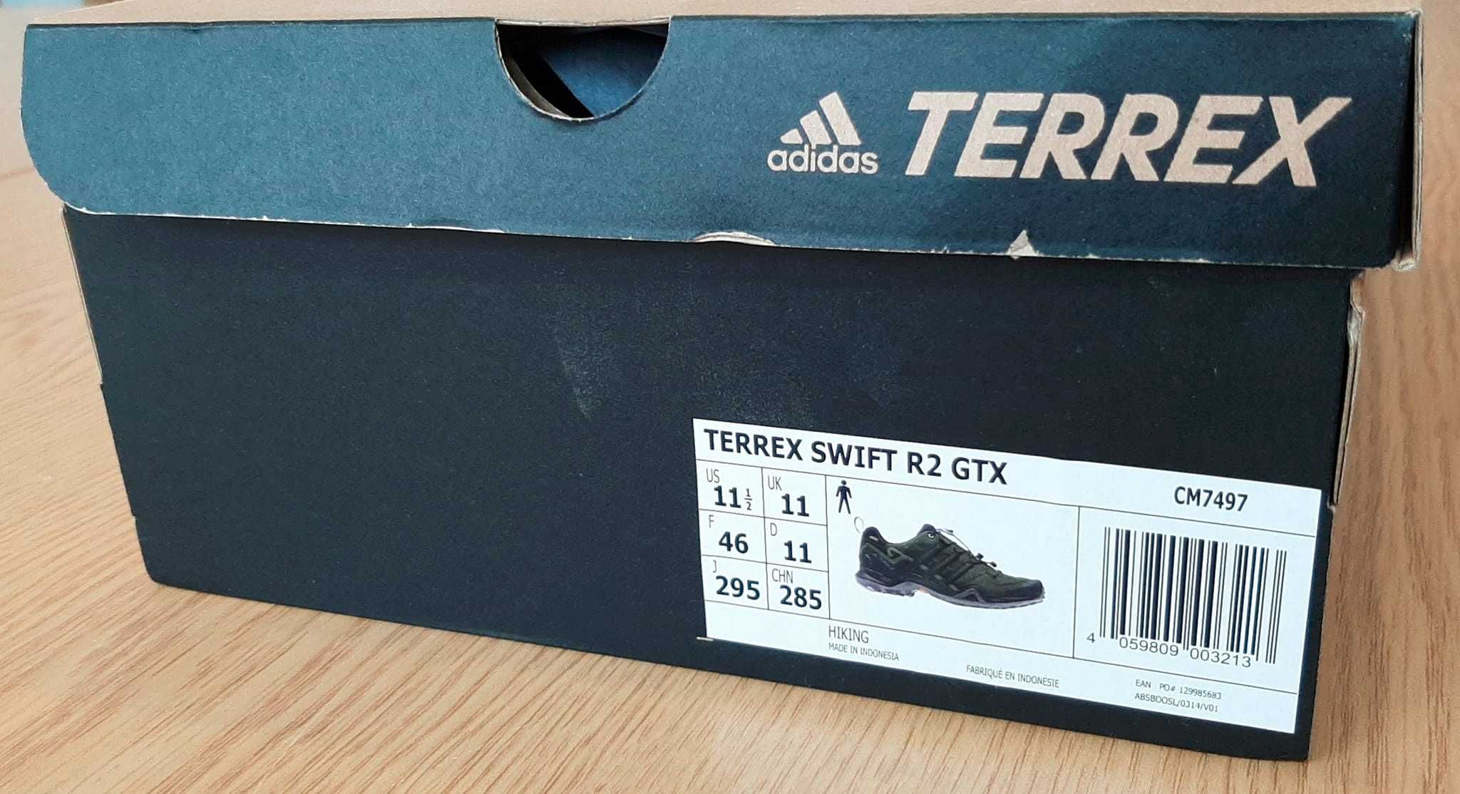 Buty męskie Adidas TERREX SWIFT R2 GTX ; rozm 46 ; 29,5 cm