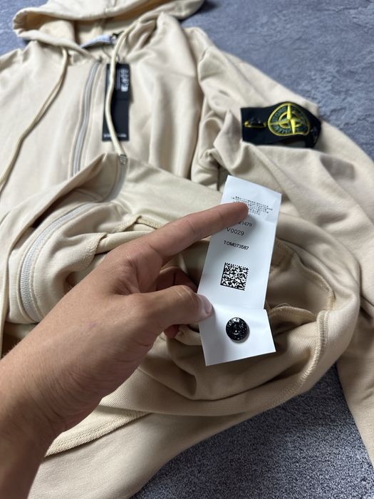 Зіп худі бежева Stone Island | Аунтефік ОЛХ ДОСТАВКОЮ!