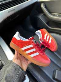 Нові кросівки Adidas Gazelle x Gucci Red/White