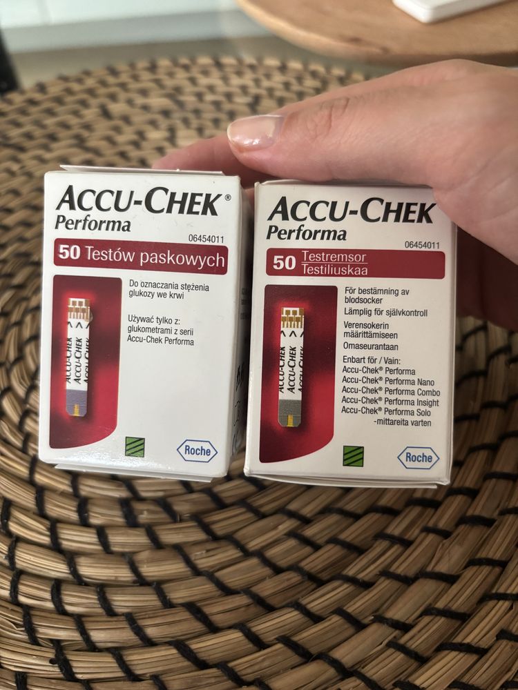 Paski do glukometra accu check performa