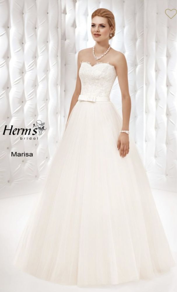 Suknia ślubna Herm’s, model Marisa rozmiar 38