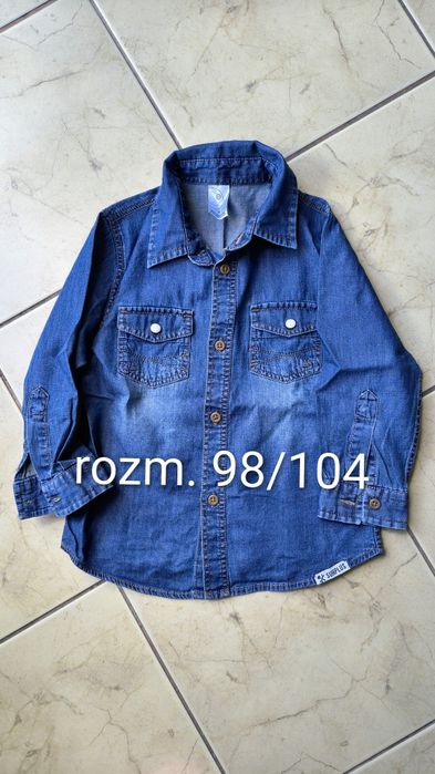 Ala jeansowa koszula rozm. 98/104