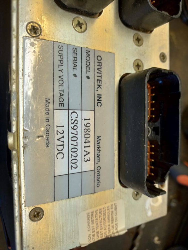sterownik komputer Case 580 590 LSP Orvitek Inc joystick danfoss
