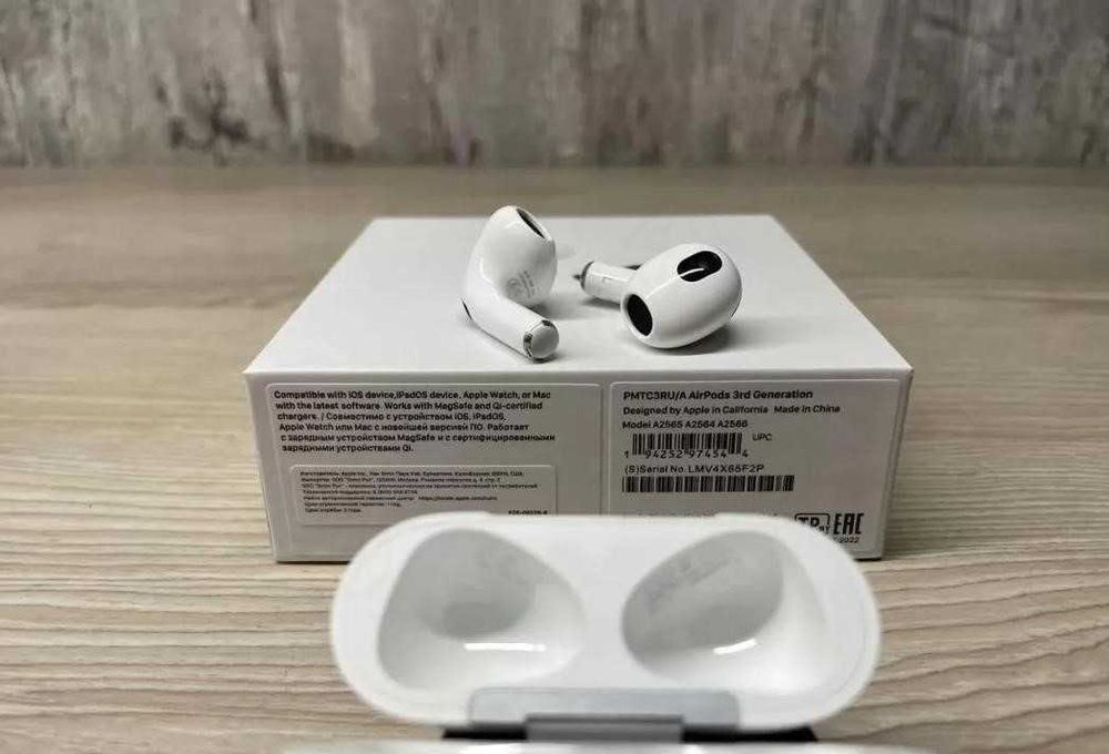 Наушники Airpods 3 поколения Высокое качество 1в1 Airoha
