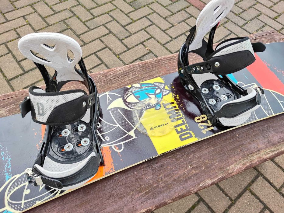 Deska snowboardowa 128 Firefly Twin wiązania Burton Snowboard 128