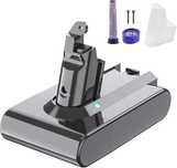 Akumulator V6 do Dyson 6000 mAh V6 DC58 z filtrem i 1 nasadką ochronną