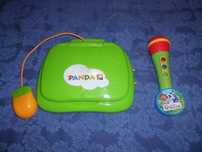 Computador e Microfone Panda