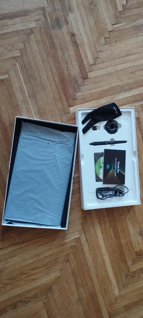 Графічний планшет Hunion Q11k V2 +рукавичка