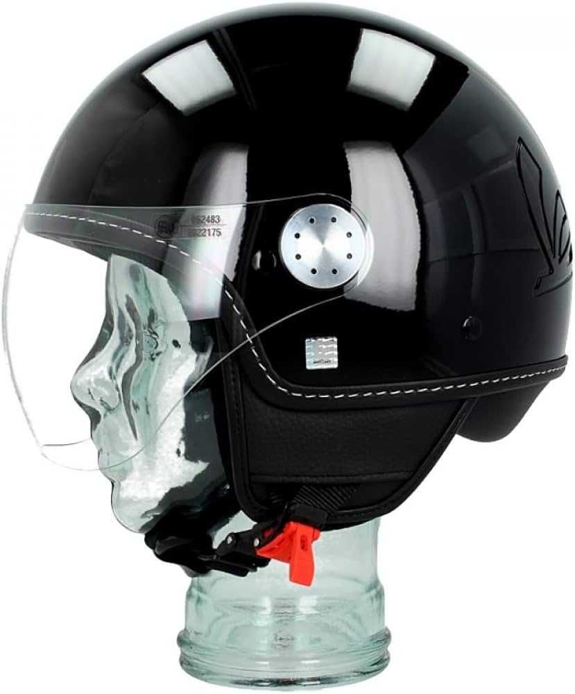 VESPA Kask Otwarty Visor 3.0 BLACK *NERO* Roz. L Oem.