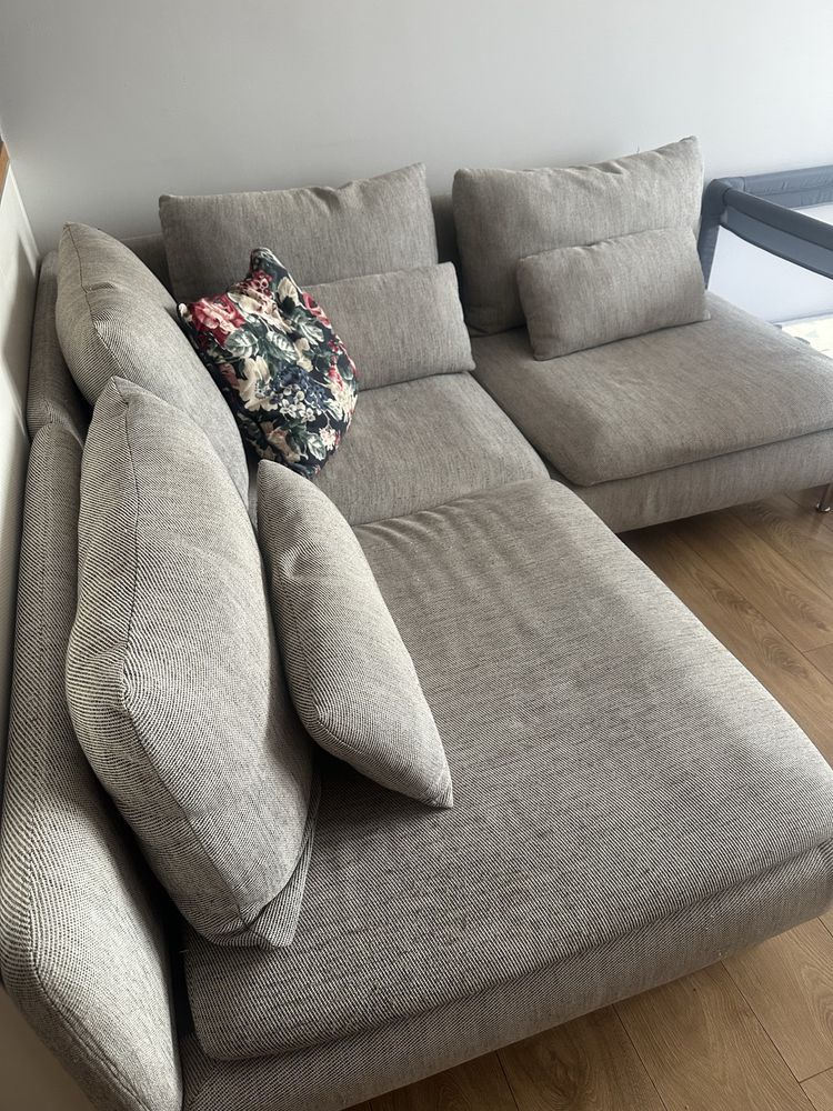 Soderhamn Sofa 4-osobowa z szezlongiem,