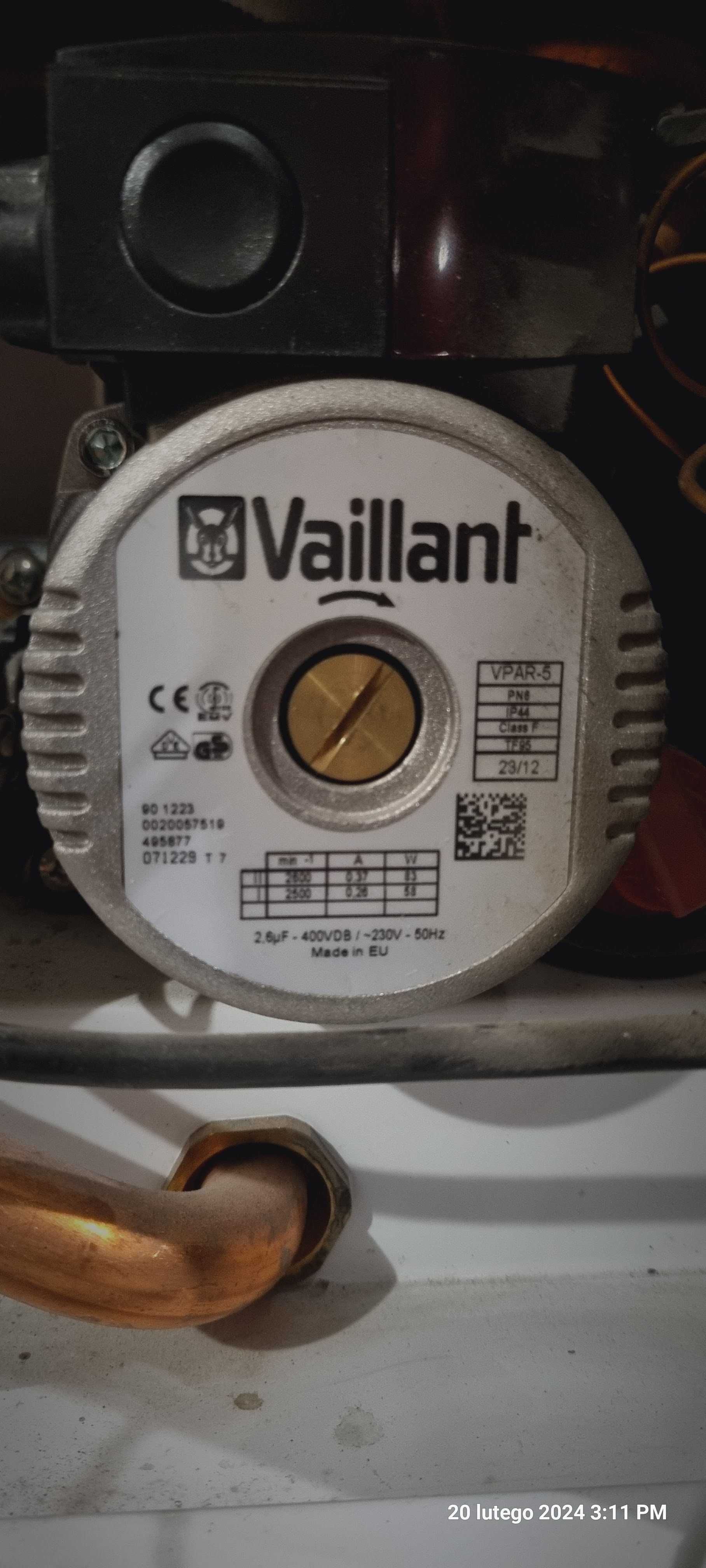 Cześci do Vaillant VCW 246 3-5 R3 2012r używane sprawne