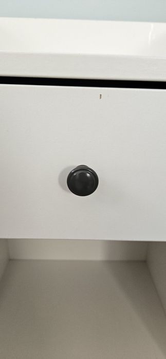 IKEA HAUGA Stolik nocny, biały 40x36 cm