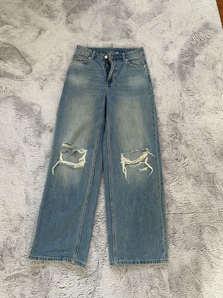 Spodnie jeansy damskie H&M 34