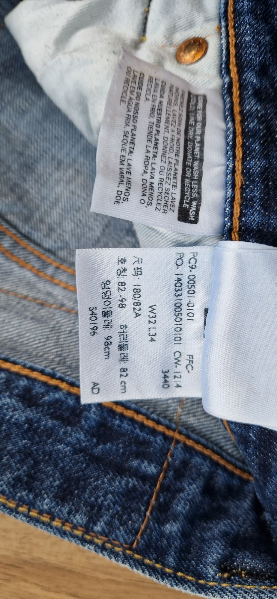 LEVIS 501 32/34 spodnie jeansy męskie