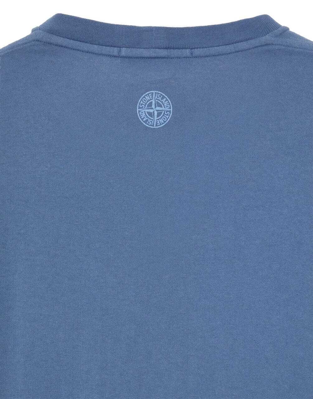 Футболка STONE ISLAND 2NS92 'Abbreviation One' Print T-shirt Avio Blue