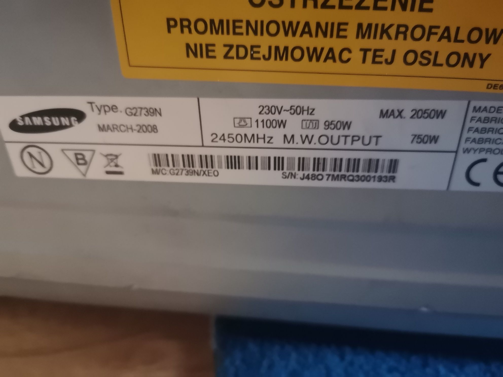 Mikrofala Samsung TDS