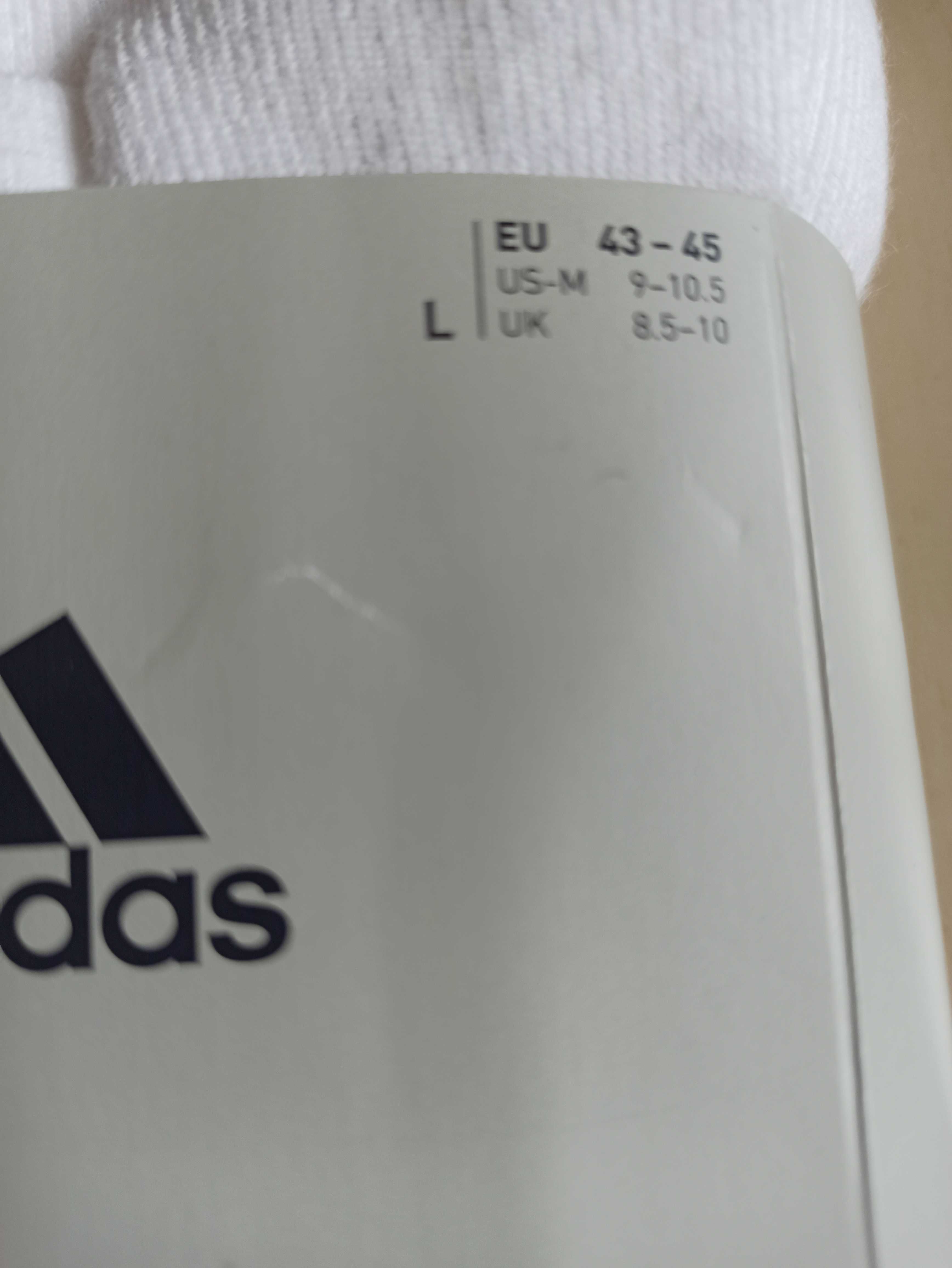 (42-46 DUŻE) Nike białe w trójpaku, skarpety wysokie skarpetki
