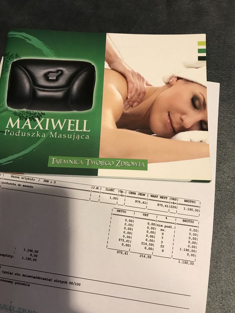 Poduszka masująca masażer Casada Maxiwell II
