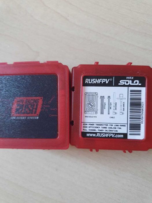 Відеопередавачі
Rush solo MAX 2.5W 5.8G  В наявності: 200 од.