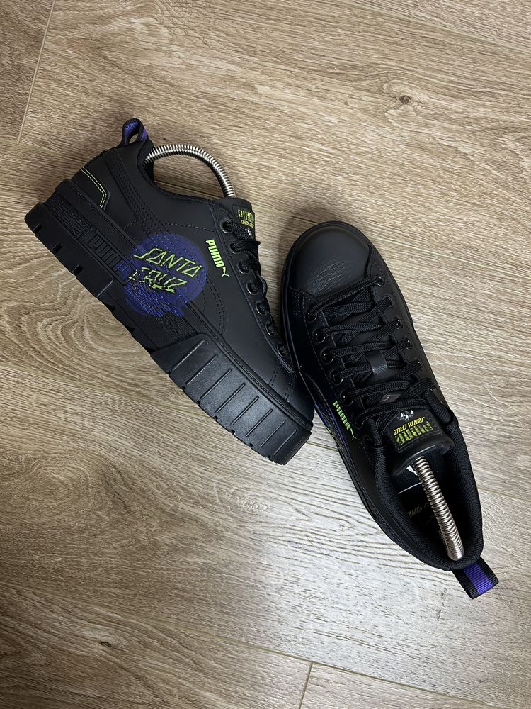 Продам БОМБЕЗНІ жіночі шкіряні кросівки Puma Mayze x Santa Cruz