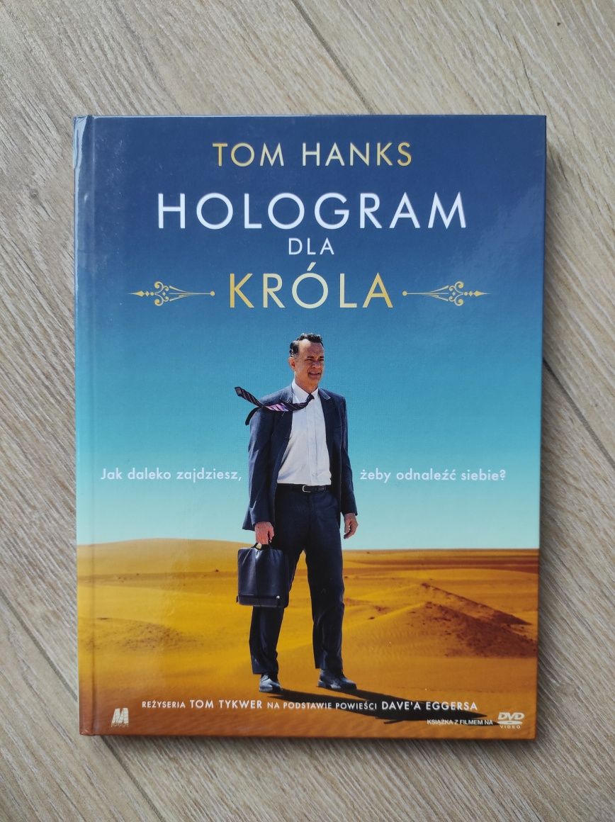 Książeczka z Filmem dvd Hologram dla króla Tom Hanks