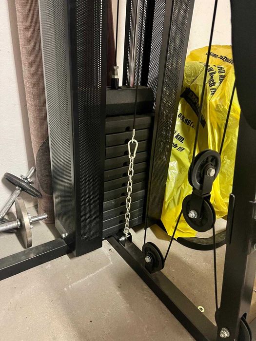 Atlas  z obciążeniem + ławka + dodatki