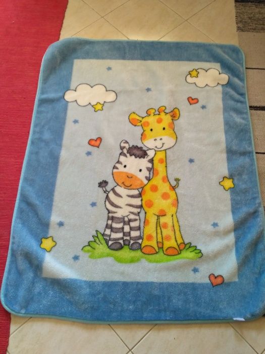 CRIANÇA - Cobertor de Cama de Bebé | Berço - Animais